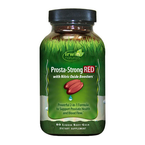 Irwin Naturals Prosta-Strong Red Soft Gels, 80 Ea